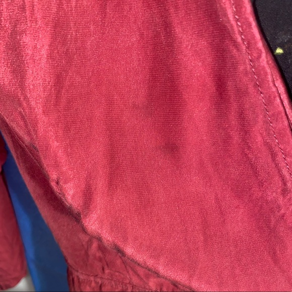 Reformation Nolita Kimono Blouse in Merlot - Picture 4 of 4